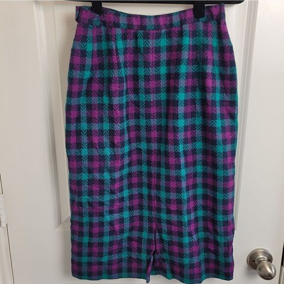 VINTAGE PENDLETON 100% Wool Skirt - Picture 5 of 10